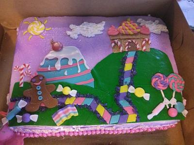 Candyland Birthday Cake - Cake by Jeana Byrd