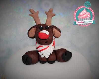 Chilly Rudolph  - Cake by Candy's Cupcakes