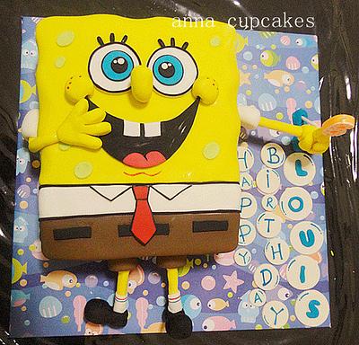 spongebob - Cake by annacupcakes