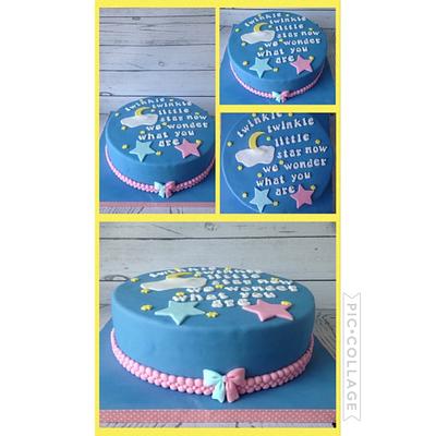 Gender reveal cake - Cake by Jenny