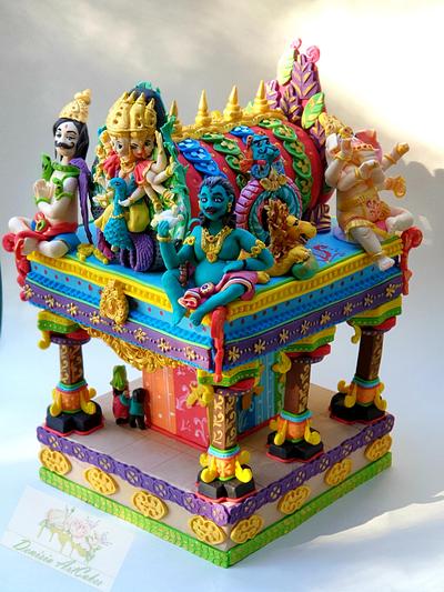 Hindu Temple Sri Lanka Challenge - Cake by Denisia Savin