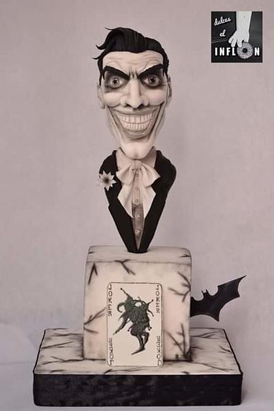 Joker black & white  - Cake by Floren Bastante / Dulces el inflón 