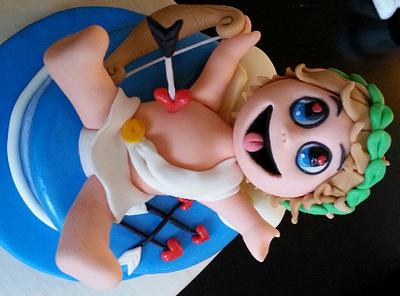 Lovestruck Cupid - Cake by Marifini