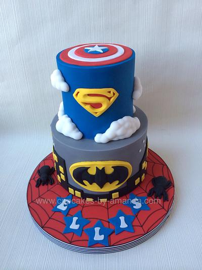 Superhero Cake - Cake by Cupcakes by Amanda