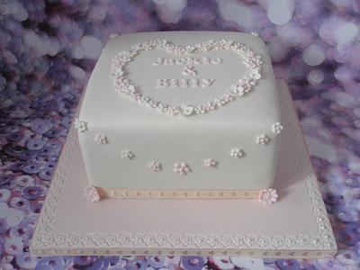 Wedding cake - Cake by Karen's Cakes And Bakes.