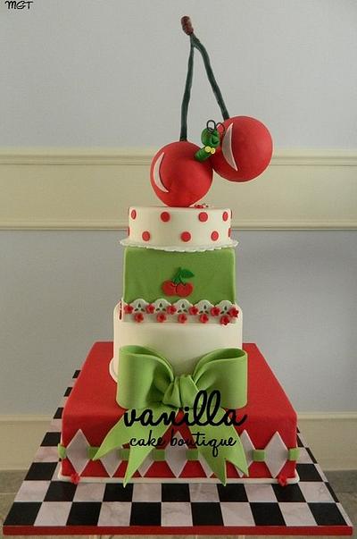 cherry cake - Cake by Vanilla cake boutique