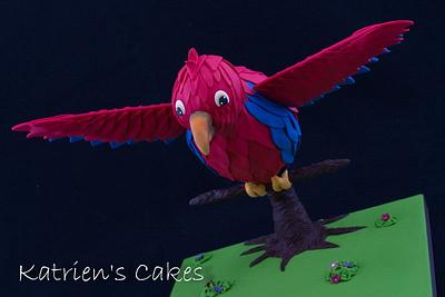 Parrot Cake - Cake by KatriensCakes