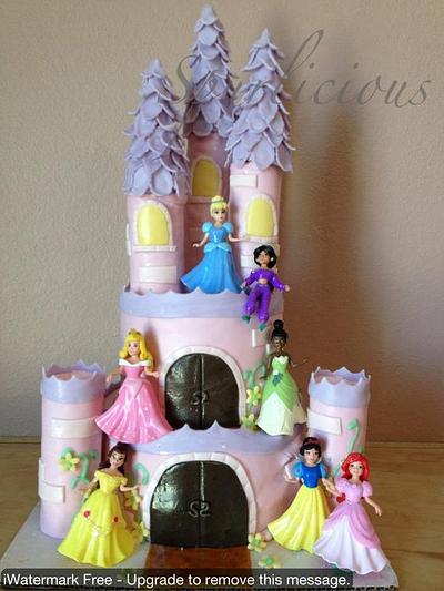 A Castle fit for Princesses - Cake by Connie Whitelock