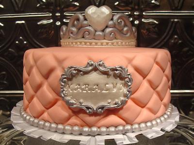 Princess Tiara  - Cake by BellaCakes & Confections