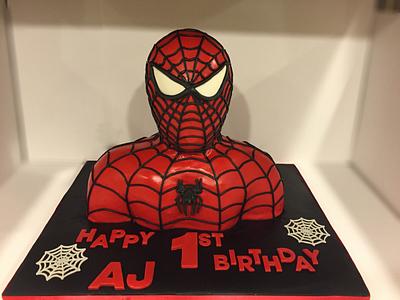 Spiderman 1st Birthday Cake - Cake by Dani