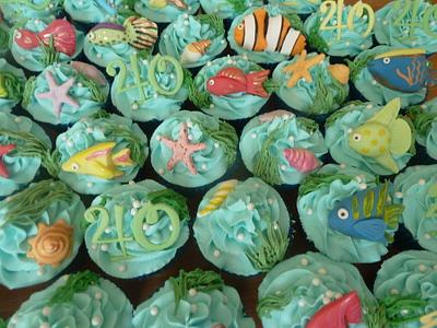 Tropical Fish Cupcakes - Cake by Sian