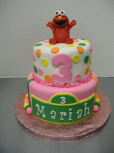Elmo!! - Cake by Evelyn Vargas