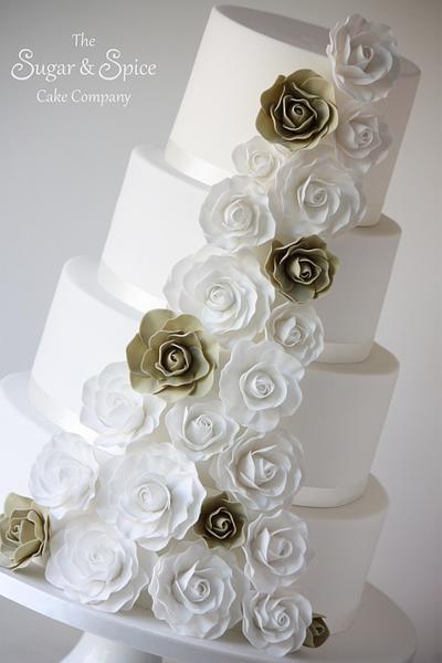 Cascading Corsages - Cake by The Sugar & Spice Cake Company