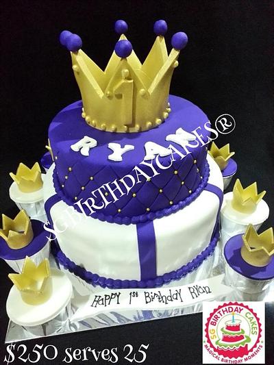 Cake fit for a Lil King - Cake by SGBirthdaycakes