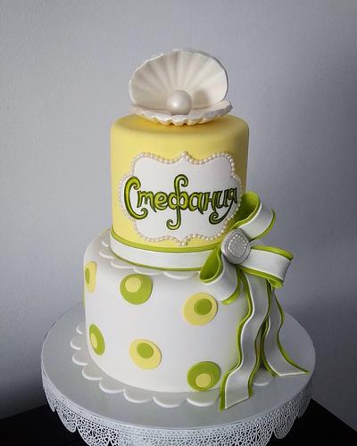 Pearl cake - Cake by Couture cakes by Olga