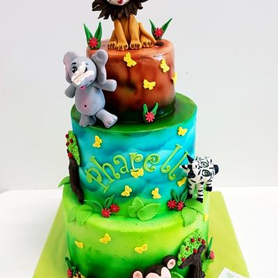 La  jungle - Cake by frangineetchocolat
