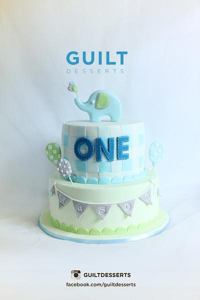 Mason's Elephant Cake - Cake by Guilt Desserts