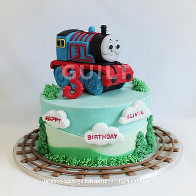 Thomas Train - Cake by Guilt Desserts