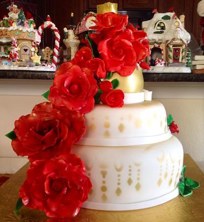 Red roses cake - Cake by Rochy