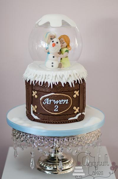 Frozen Snowglobe - Cake by Kathryn