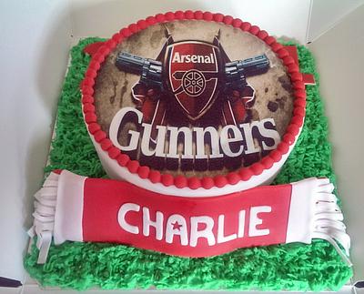Arsenal cake - Cake by Tracycakescreations