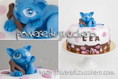 cake baby lioness - Cake by Paola