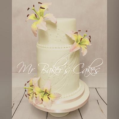 Stargazer Wedding Cake - Cake by Mr Baker's Cakes