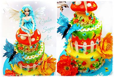 SPRING FAIRY - Cake by Galya's Art 