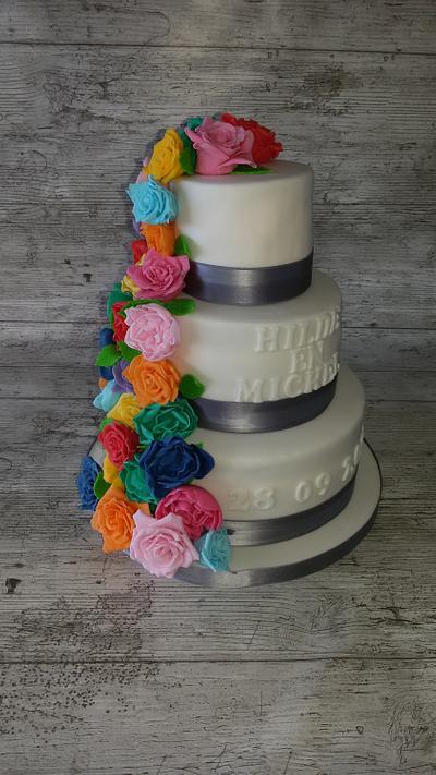 wedding cake - Cake by Miranda Abrahamse 