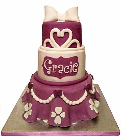 Sofia the first themed cake - Cake by Hannah Thomas