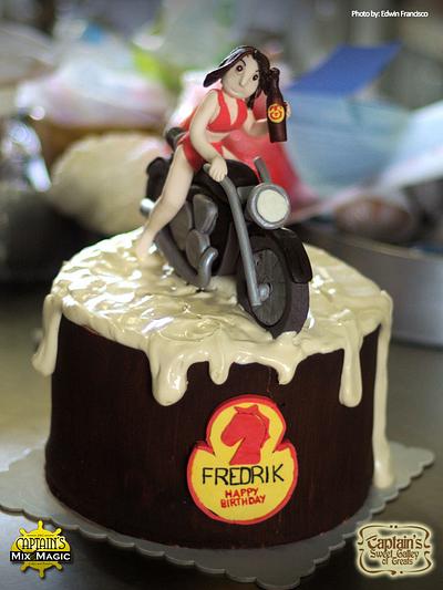 Rad Red Ride - Cake by Joy Lyn Sy Parohinog-Francisco