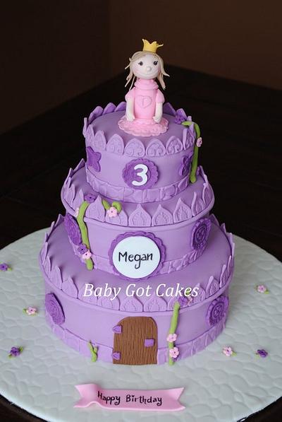 Princess Castle Three Tier - Cake by Baby Got Cakes