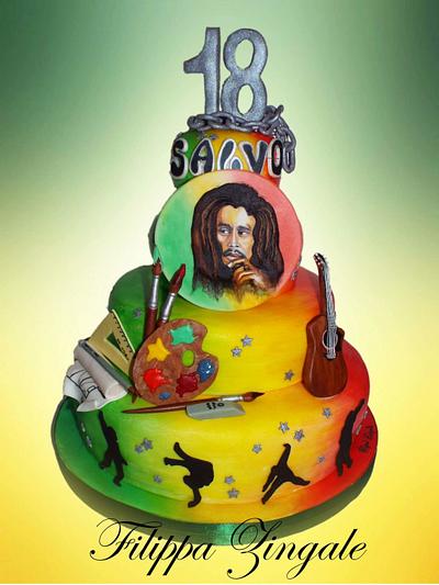 Bob Marley cake - Cake by filippa zingale