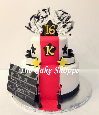 Movie Night Sweet 16 - Cake by THE CAKE SHOPPE