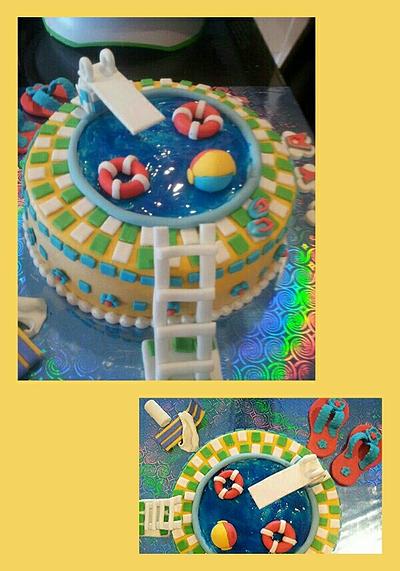 Swimming Pool cake ! - Cake by CAKE RAGA