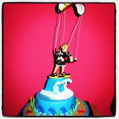 Kite Surfer Cake - Cake by Valeria Antipatico