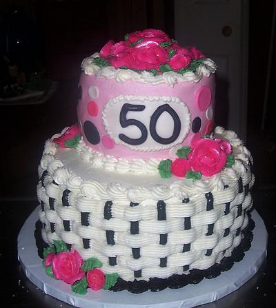 50th Birthday  - Cake by BettyA