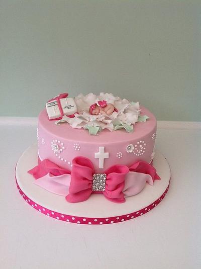 Baby Christening - Cake by Keeley Cakes