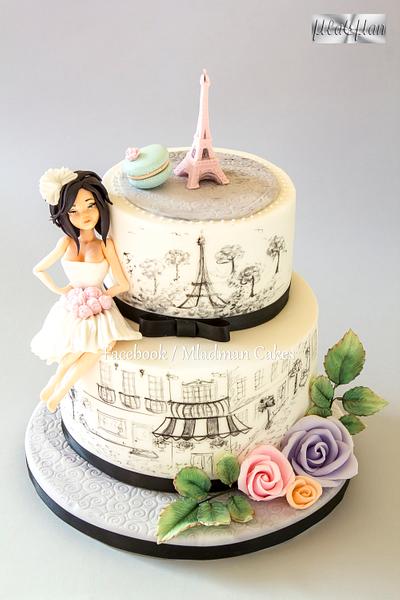 Bachelorette Cake in the French style - Cake by MLADMAN