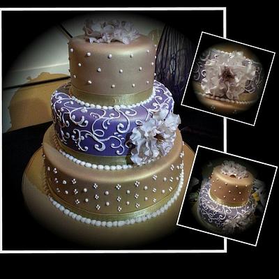 Surprise wedding cake - Cake by Carol