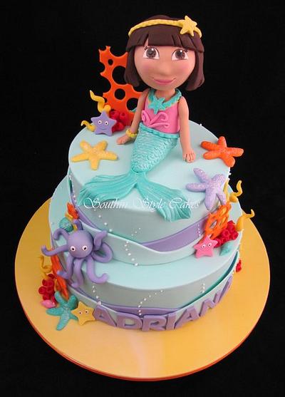 Mermaid Dora - Cake by Southin Style Cakes