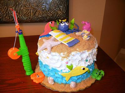 A day at the beach - Cake by Fun Fiesta Cakes  