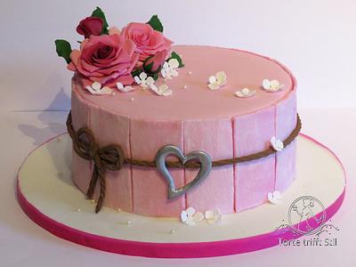 Romantic Valentine's Cake - Cake by torte trifft stil