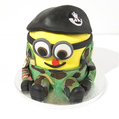 Army Cadet Minion - Cake by Lace Cakes Swindon