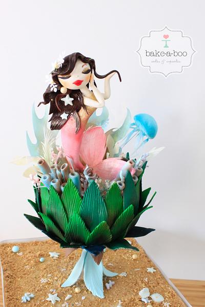 Magical Water Princess - The Under The Sea Sugar Art Collaboration 2017 - Cake by Bake-a-boo Cakes (Elina)