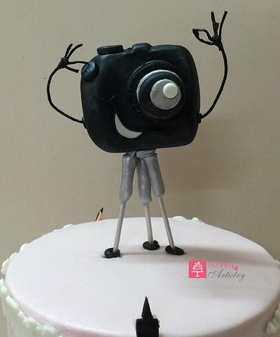Smile Please - Animated camera birthday cake - Cake by D Sugar Artistry - cake art with Shabana