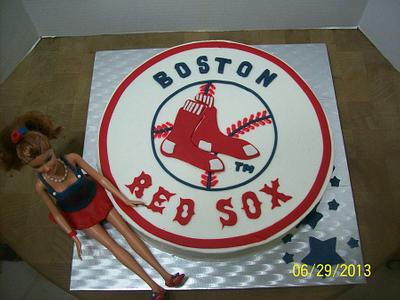 Red Sox Fan - Cake by Chris Jones