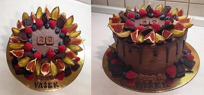 Figs and plums and chocolate - Cake by Majka Maruška