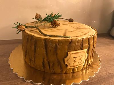 Cake stump - Cake by SLADKOSTI S RADOSTÍ - SLADKÝ DORT 