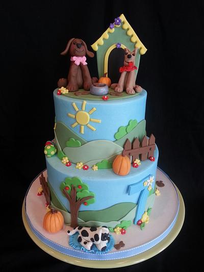 Puppy Cake - Cake by jan14grands